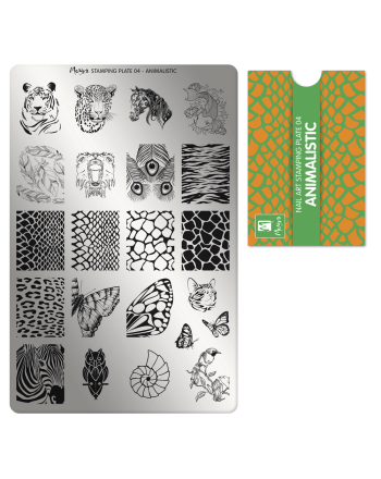 stamping plate 004 Animalistic