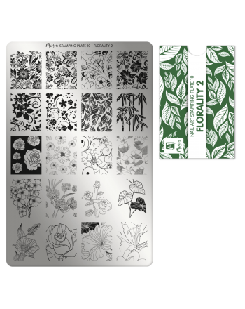 stamping plate 010 Florality 2