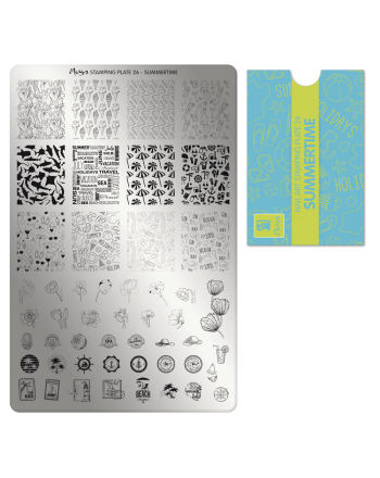 stamping plate 026 Summertime