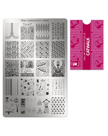 stamping plate 030 Catwalk