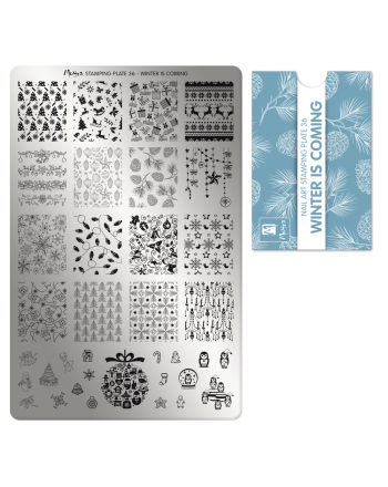 stamping plate 036 Winter...