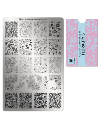 stamping plate 041 Florality 3