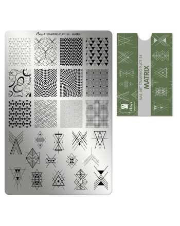 stamping plate 054 Matrix