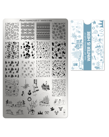 stamping plate 057 Winter...