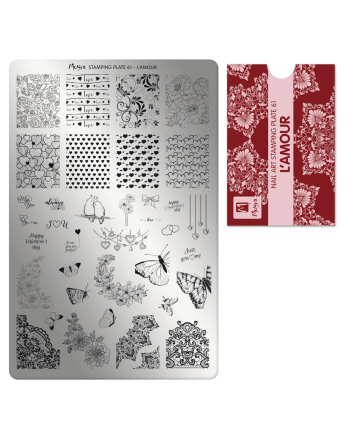 Moyra stamping plate 061 L'...