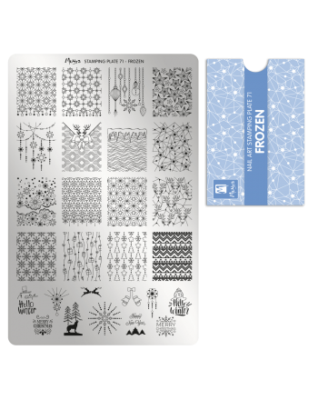 stamping plate 071 Frozen